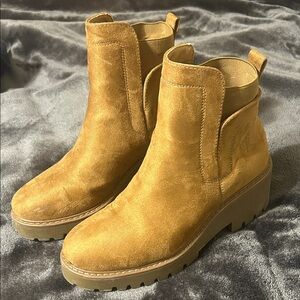Rock & Candy Mustard Ankle Boots